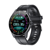 HKM-928019 Smart Watch with Call Reminder, Health Monitoring, Sports Tracking, and Audio-Visual Features - Classic Silicone Strap