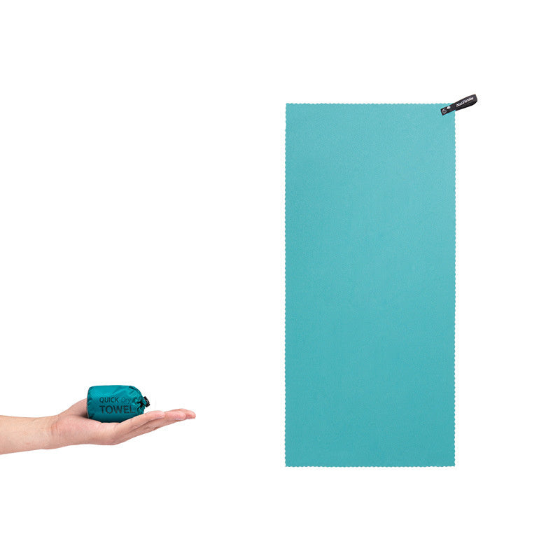 KTX-928083 Quick-Drying Breathable Gym Towel - Moisture-Absorbing Polyester Fiber, 80 x 40 cm, Available in Lake Green, Olive Green, Rose Red