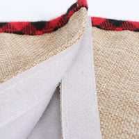 HKM-928275 Christmas Tree Skirt with Car Linen Design, 61cm Upper Diameter, 77cm Lower Diameter, 26cm Height