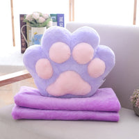 HKM-928339 Air Conditioning Plush Blanket with Pillow – Soft Flannel, Multiple Colors Available