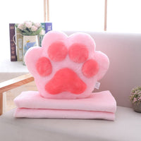 HKM-928339 Air Conditioning Plush Blanket with Pillow – Soft Flannel, Multiple Colors Available