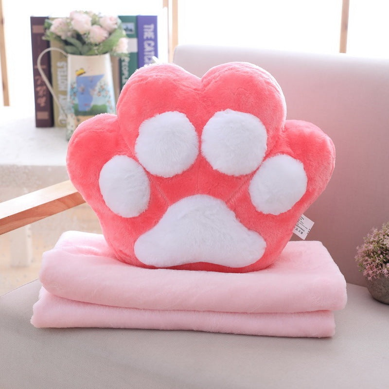 HKM-928339 Air Conditioning Plush Blanket with Pillow – Soft Flannel, Multiple Colors Available