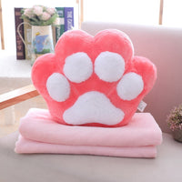HKM-928339 Air Conditioning Plush Blanket with Pillow – Soft Flannel, Multiple Colors Available