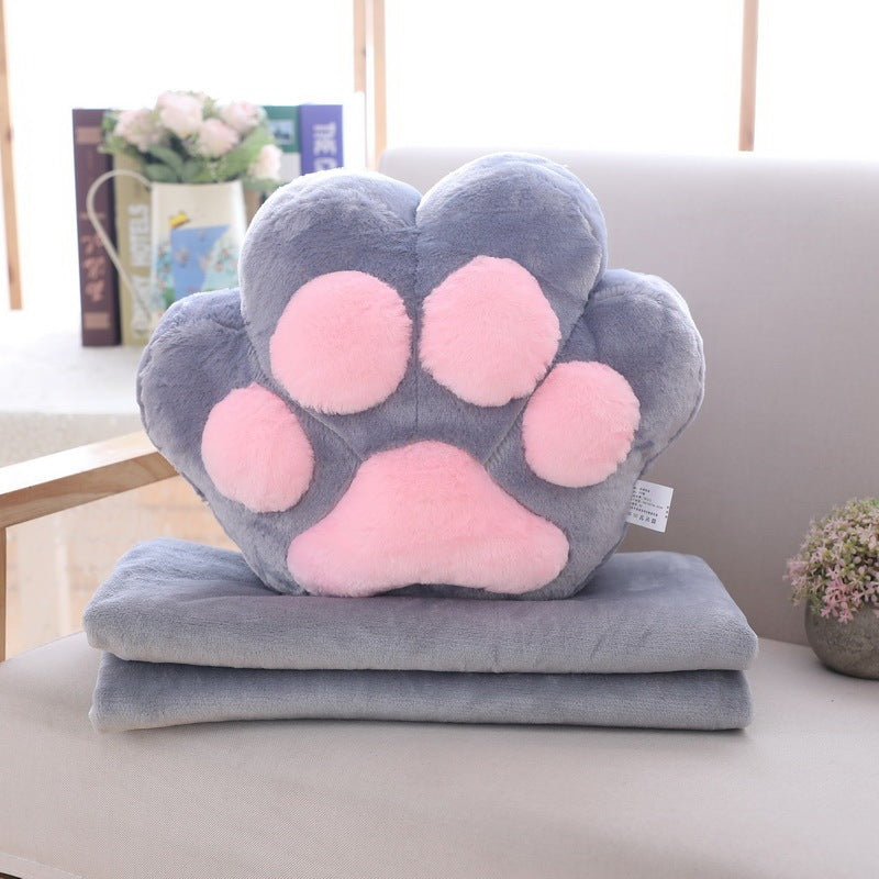 HKM-928339 Air Conditioning Plush Blanket with Pillow – Soft Flannel, Multiple Colors Available