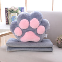 HKM-928339 Air Conditioning Plush Blanket with Pillow – Soft Flannel, Multiple Colors Available
