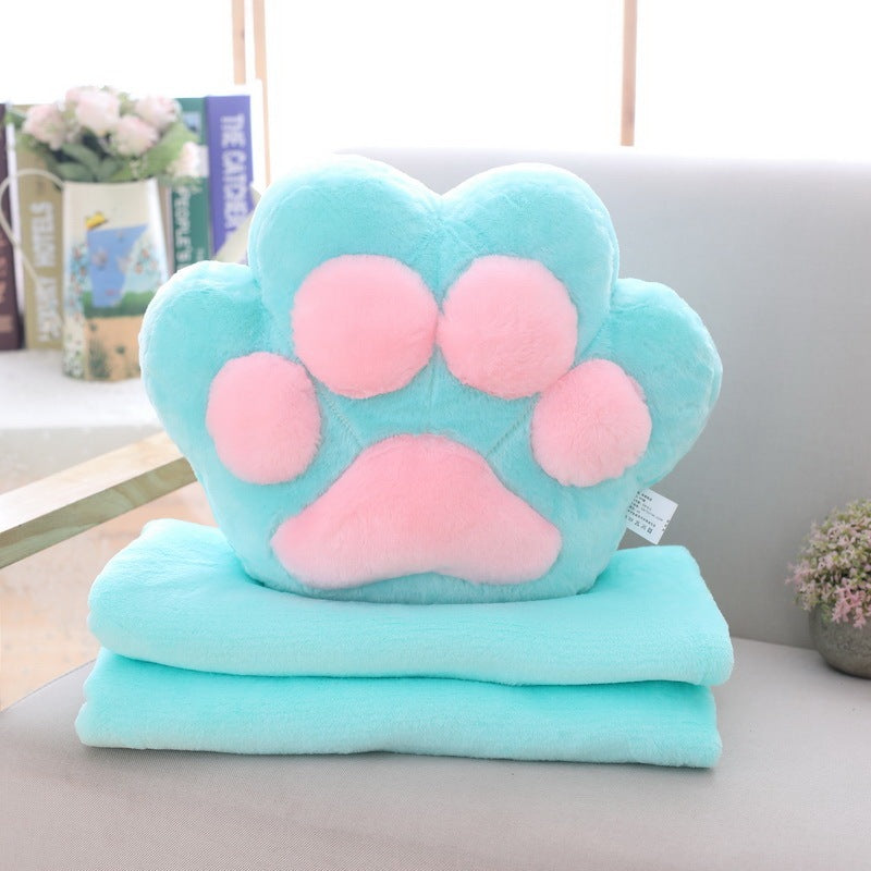 HKM-928339 Air Conditioning Plush Blanket with Pillow – Soft Flannel, Multiple Colors Available