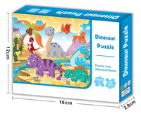 HKM-928659 24 Piece Cardboard Animal Shape Jigsaw Puzzle for Children - Educational DIY Toy