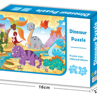 HKM-928659 24 Piece Cardboard Animal Shape Jigsaw Puzzle for Children - Educational DIY Toy