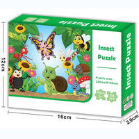 HKM-928659 24 Piece Cardboard Animal Shape Jigsaw Puzzle for Children - Educational DIY Toy