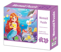 HKM-928659 24 Piece Cardboard Animal Shape Jigsaw Puzzle for Children - Educational DIY Toy