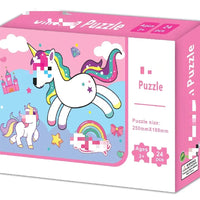 HKM-928659 24 Piece Cardboard Animal Shape Jigsaw Puzzle for Children - Educational DIY Toy