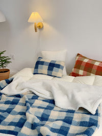 HKM-928659 Reversible Lamb Velvet Blanket for Kids - Cozy Cartoon Designs in Various Colors and Sizes