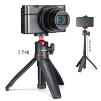 HKM-928723 Desktop Smartphone Tripod for iPhone & Micro Single Cameras, Model MT-08, ABS + Aluminum Construction