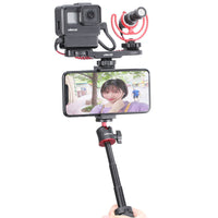 HKM-928723 Desktop Smartphone Tripod for iPhone & Micro Single Cameras, Model MT-08, ABS + Aluminum Construction