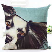 HKM-928723 Printed Cotton and Linen Pillowcase for Living Room, Bedroom, and Study Room - 45x45 cm