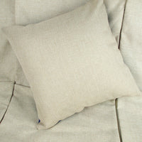 HKM-928787 Mediterranean Blue Geometric Cotton and Linen Cushion Case, 45x45cm