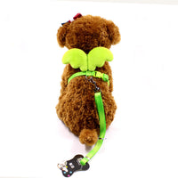 HKM-928851 Little Angel Wings Dog Leash and Chest Strap in Multiple Colors