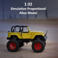HKM-928915 1:32 Scale Pull Back Alloy Diecast Model SUV Truck Toy - Simulation Car for Ages 2 and Up