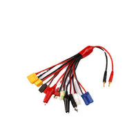 HKM-929043 8-in-1 Conversion Cable for B6 Charger with Banana Plug and Multiple Connectors