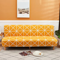 HKM-929043 Sofa Cover for Armrestless Sofa Bed - Modern Fabric Design in Multiple Colors