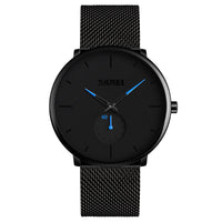 HKM-929171 Men's Waterproof Fashion Watch with Steel Band and Japanese Quartz Movement - Model 9185