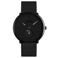 HKM-929171 Men's Waterproof Fashion Watch with Steel Band and Japanese Quartz Movement - Model 9185