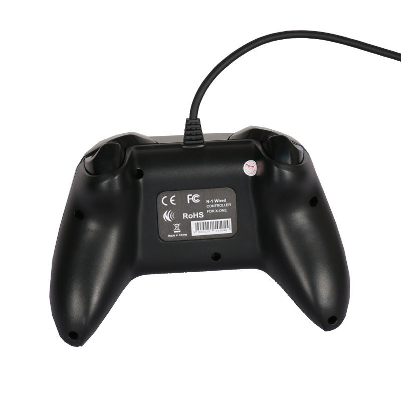 HKM-929683 USB Wired Gaming Controller for Xbox One & PC with Adjustable Vibration Feedback and Headset Port