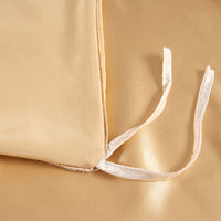 HKM-929811 Silk Bed Sheet Fitted Four-Piece Set - Solid Color Modern Design