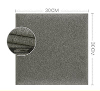 HKM-929875 Soft Bag Self-Adhesive Fabric Headboard with Retro Solid Colors - Various Sizes Available