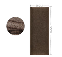 HKM-929875 Soft Bag Self-Adhesive Fabric Headboard with Retro Solid Colors - Various Sizes Available