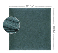 HKM-929875 Soft Bag Self-Adhesive Fabric Headboard with Retro Solid Colors - Various Sizes Available