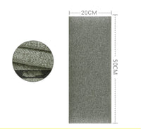 HKM-929875 Soft Bag Self-Adhesive Fabric Headboard with Retro Solid Colors - Various Sizes Available