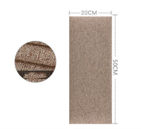 HKM-929875 Soft Bag Self-Adhesive Fabric Headboard with Retro Solid Colors - Various Sizes Available