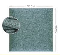 HKM-929875 Soft Bag Self-Adhesive Fabric Headboard with Retro Solid Colors - Various Sizes Available