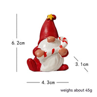 HKM-929939 Modern Resin Craft Christmas Ornaments - Festive Home Decoration