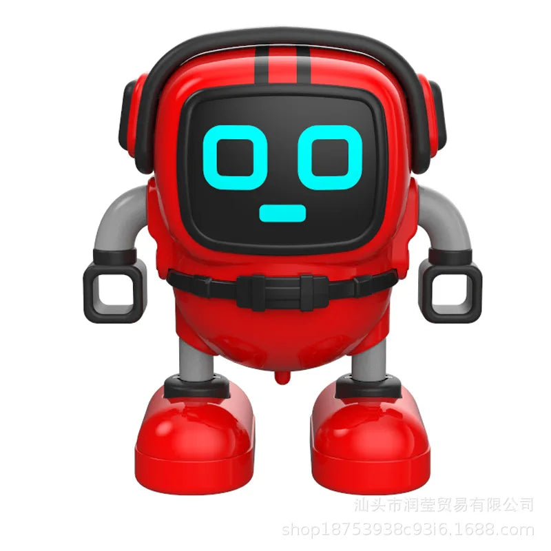 HKM-930067 3 in 1 Mini Robot Toy: Pull Back Spinning Top & Gyro Battle Toy for Ages 2-4