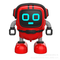 HKM-930067 3 in 1 Mini Robot Toy: Pull Back Spinning Top & Gyro Battle Toy for Ages 2-4