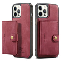 HKM-930067 Doka Wallet XR Magnetic Phone Case for Samsung - Multifunctional Imitation Leather Back Cover