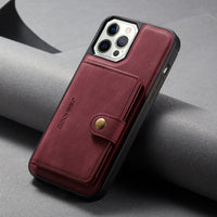 HKM-930067 Doka Wallet XR Magnetic Phone Case for Samsung - Multifunctional Imitation Leather Back Cover