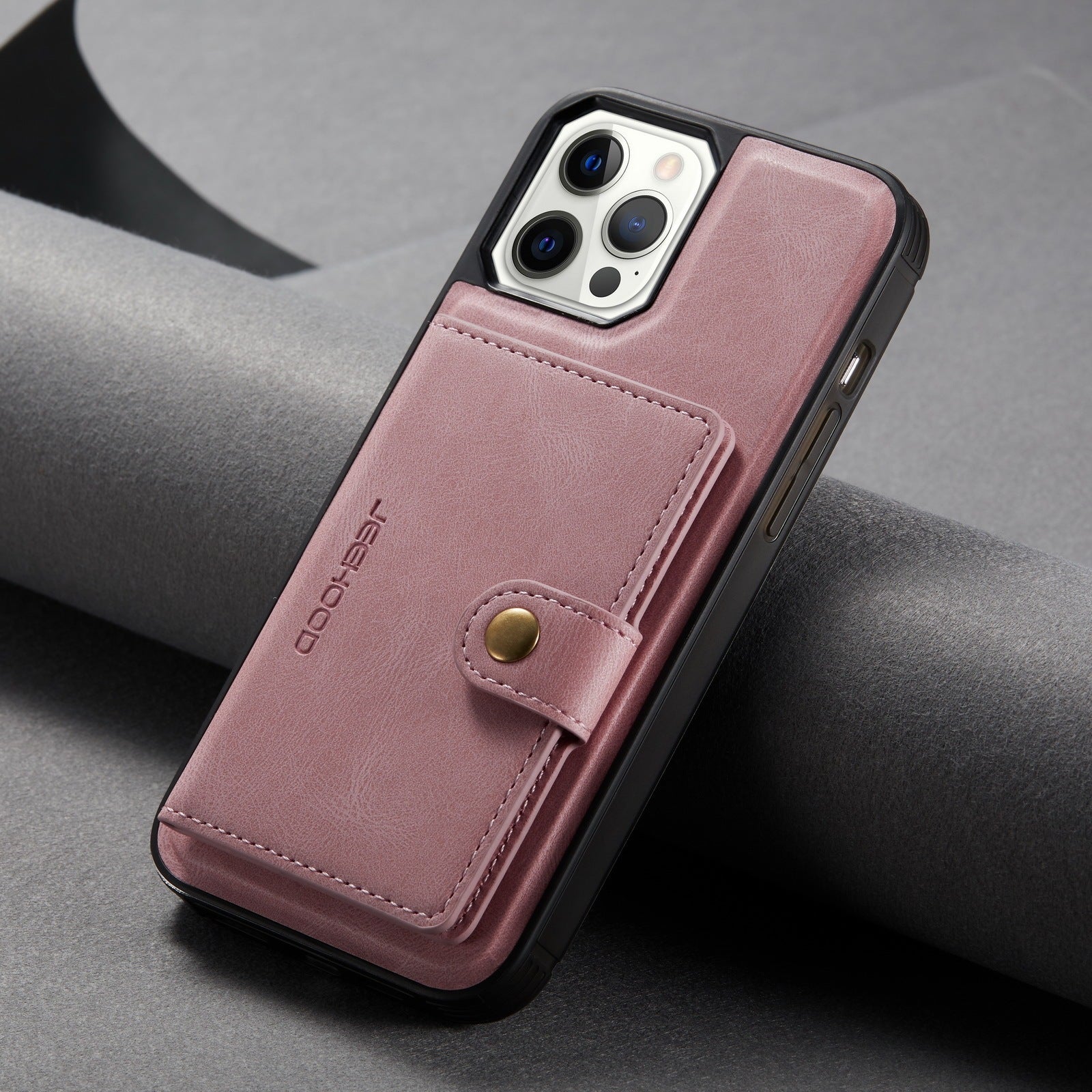 HKM-930067 Doka Wallet XR Magnetic Phone Case for Samsung - Multifunctional Imitation Leather Back Cover