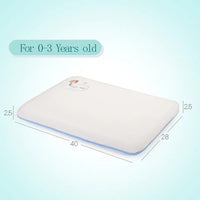 HKM-930131 Children's Natural Latex Pillow with Cotton and Velvet Covers - Ergonomic Support for Neck Curve, Available in Small, Medium, Large