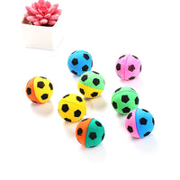 HKM-930259 Foam Marbles Cat Toy - 4cm Random Color Sponge Football for Playful Kittens