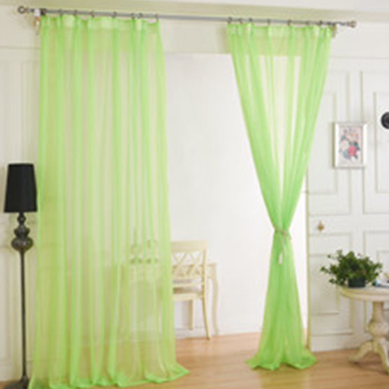 HKM-930515 Modern Light-Permeable Polyester Partition Screens for Living Room and Balcony Windows