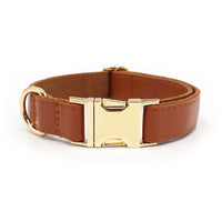 HKM-930515 Simple Color Blocking Household Velvet Pet Collar