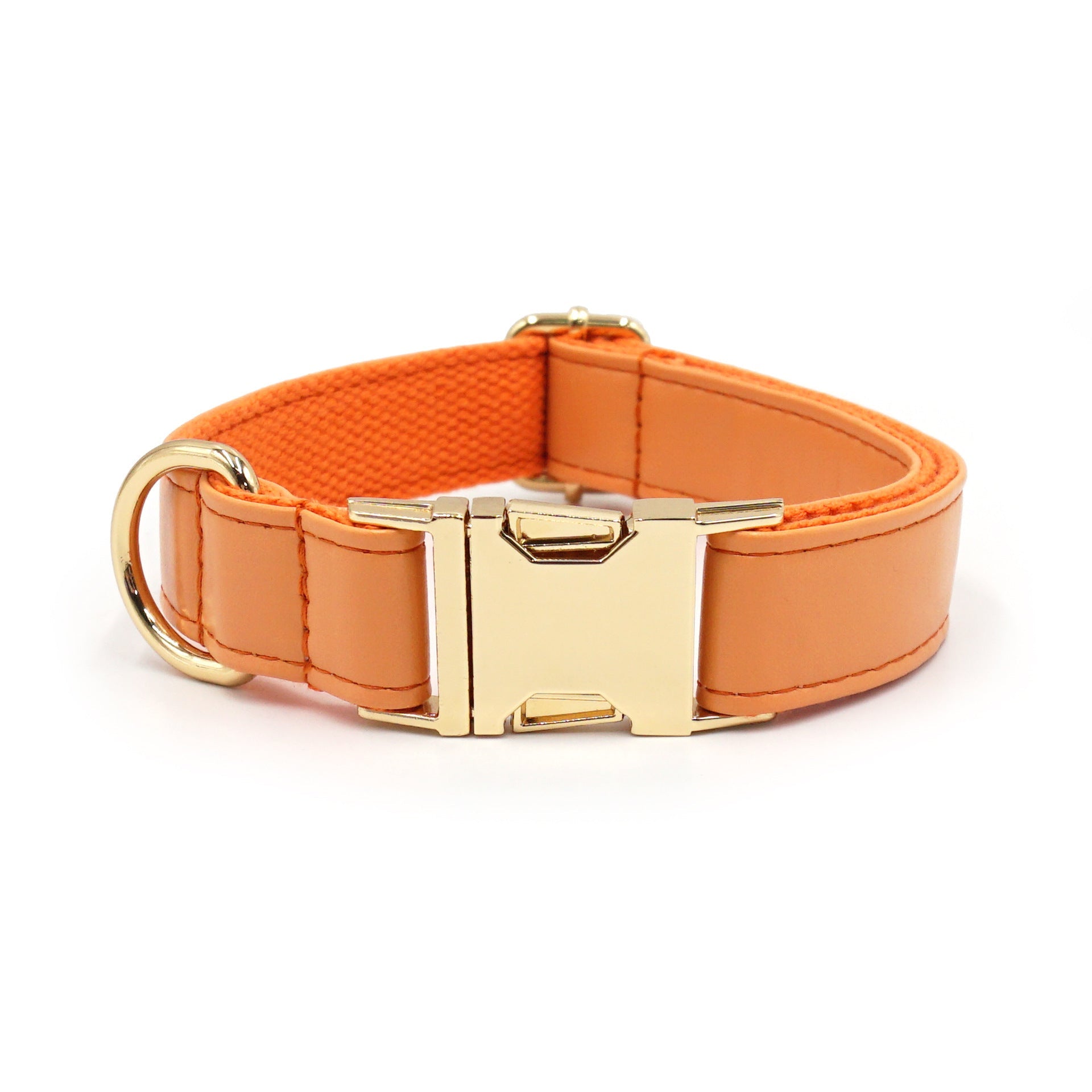 HKM-930515 Simple Color Blocking Household Velvet Pet Collar