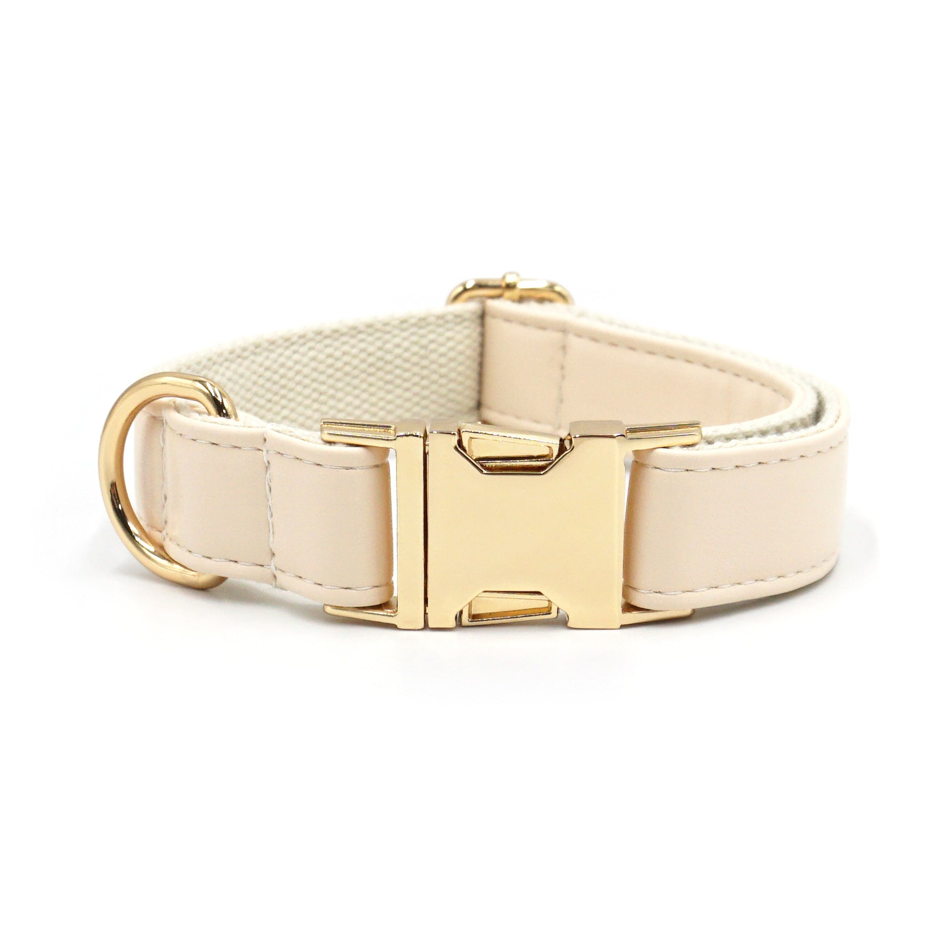 HKM-930515 Simple Color Blocking Household Velvet Pet Collar