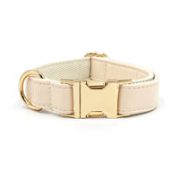HKM-930515 Simple Color Blocking Household Velvet Pet Collar