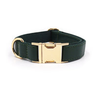 HKM-930515 Simple Color Blocking Household Velvet Pet Collar