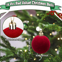 HKM-930771 Plucked Silk Ball Christmas Ornaments in Various Sizes (2CM to 6CM) - Set of 1 or 30