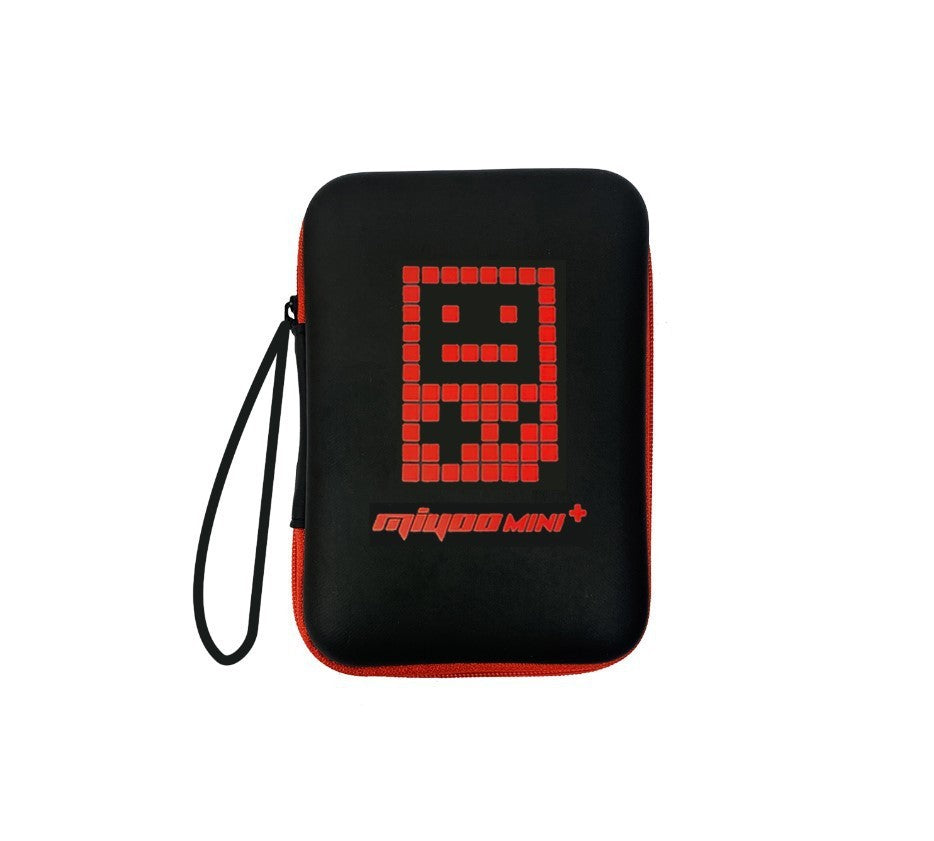 HKM-930835 Portable Storage Bag for Miyoo Mini Plus Game Machine - Black Protective Case